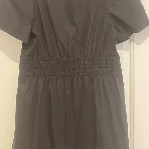 Quince 100% Organic Cotton Tiered Maxi Dress Black Preppy Cottage - Picture 7 of 8